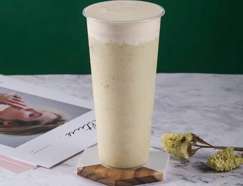 Premium Dragon Well Green Tea Cream Topped Bubble Tea Home Brewing Set