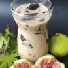 Café Style Herbal Grass Jelly Cream Milk Tea with Fresh Fig Flavor Home Brew Package