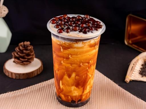 Café Style Tiger Stripe Brown Sugar Milk Tea Home Brewing Gift Set