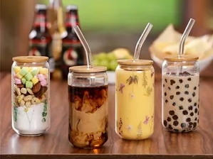 4 Flavors Ready-to-Drink Boba Milk Tea Gift Package