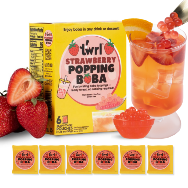 Strawberry Popping Boba 6-Pack