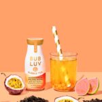 Passionfruit Oolong Guava Bubble Tea with Jelly Pearls