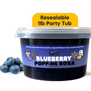 Blueberry Popping Boba 1lb Party Tub