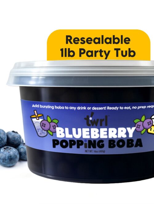 Blueberry Popping Boba 1lb Party Tub