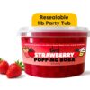 Strawberry Popping Boba 1lb Party Tub