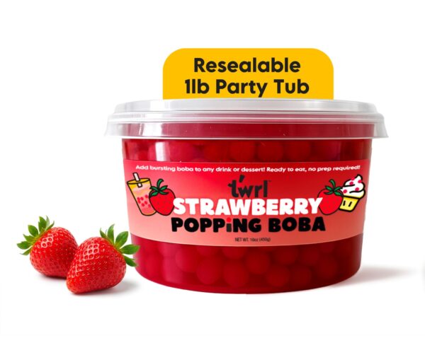 DP-01_new.jpg Strawberry Popping Boba 1lb Party Tub